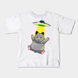 Hamster Spaceship Space Kids T-Shirt